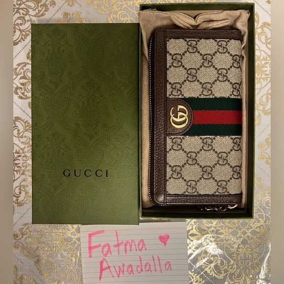 Gucci Handbags - Ophidia … zip around wallet